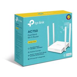 ROUTER TP-LINK ARCHER C24 AC750 4 ANT WIRELESS DUAL BAND